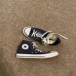 Navy Converse All-Star Hi-Top Sneakers 11M 13W